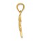 14K Gold Shamrock Charm Irish Religious FindingKing Jewerly 22mm x 12mm